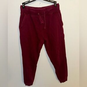 Maroon joggers